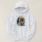 Celestial Flower Women's Hooded Sweatshirt (Design voorkant)