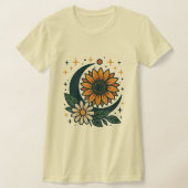 Celestial Flower Women's Slim Fit T-Shirt (Laagn)