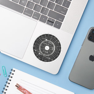 Celestial fluistert Zodiac  Sticker