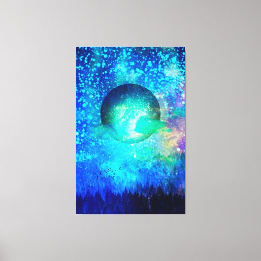Celestial Forest Canvas Afdruk (Voorkant)