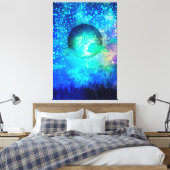 Celestial Forest Canvas Afdruk (Insitu (Slaapkamer))