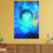 Celestial Forest Canvas Afdruk (Insitu (Woonkamer))