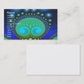 Celestial Forest Fine Fractal Art Visitekaartje (Voorkant / Achterkant)