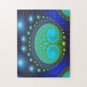 Celestial Forest Natuur Pattern Abstract Art Legpuzzel (Verticaal)