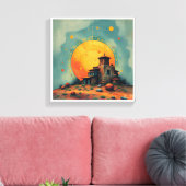 Celestial Fortress Canvas Afdruk (Insitu (Woonkamer))