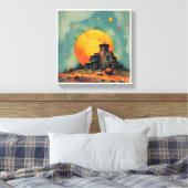 Celestial Fortress Canvas Afdruk (Insitu (Slaapkamer))