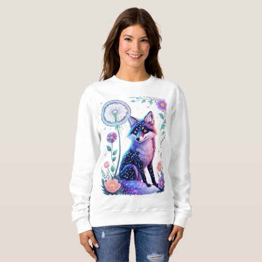 Celestial Fox Dreamscape T-shirt (Voorkant volledig)