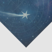 Celestial Fox & Winter Moon Gotische Fantasy  Tissuepapier (Detail)