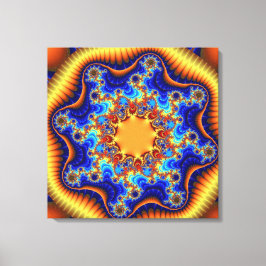 Celestial Fractalscope Canvas Afdruk