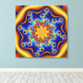 Celestial Fractalscope Canvas Afdruk (Insitu (Houten vloer))
