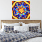 Celestial Fractalscope Canvas Afdruk (Insitu (Slaapkamer))