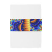 Celestial Fractalscope Uitnodigingen Wikkel (Achterkant Voorbeeld)