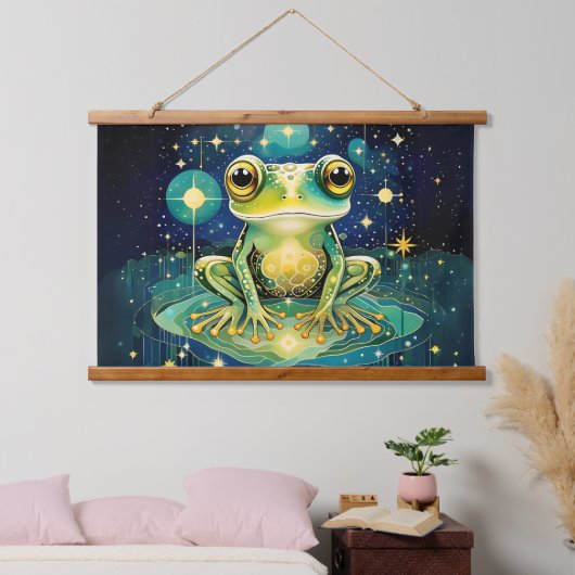 Celestial Frog Hangend Wandkleed (Slaapkamer)