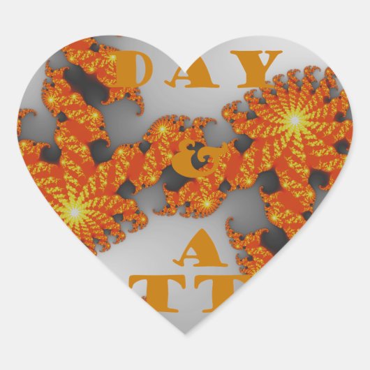 Celestial Galactic heeft een mooie dag en betere n Hart Sticker (Voorkant)