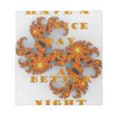 Celestial Galactic heeft een mooie dag en betere n Notitieblok (Voorkant)