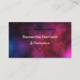 Celestial Galaxy Astronomy Science Elegant Visitekaartje