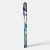 Celestial Galaxy iPhone 16 Hoesje met geometrische (Achterkant / Links)