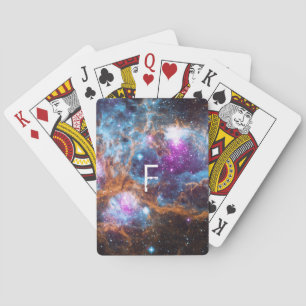 Celestial Galaxy   Monogram Pokerkaarten