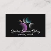 Celestial Galaxy Space Horoscope Visitekaartje (Voorkant)