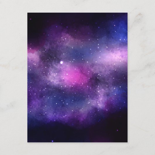 Celestial Galaxy Star bruiloft details / routebesc Informatiekaartje (Achterkant)