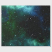 Celestial Galaxy Stars Foto Cadeaupapier (Vlak)