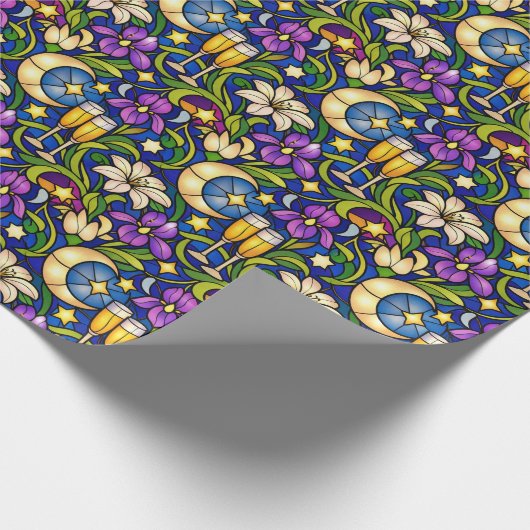 Celestial Garden Toast Pattern Cadeaupapier (Hoek)