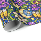 Celestial Garden Toast Pattern Cadeaupapier (Rol Hoek)