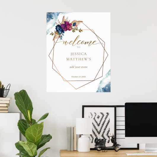 Celestial Geometrical, om het even welke gebeurten Poster (Thuiskantoor)