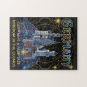 Celestial Germany Neuschwanstein Castle Art Legpuzzel (Horizontaal)