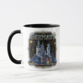 Celestial Germany Neuschwanstein Castle Art Mok (Links)