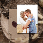 Celestial Geschreven in de Sterren Foto Bruiloft Kaart