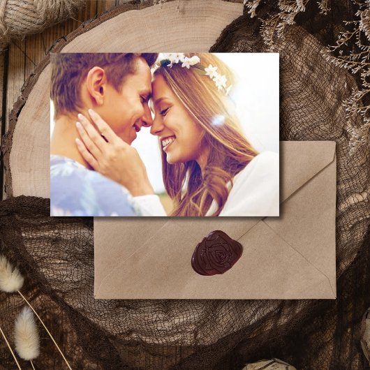 Celestial Geschreven in de Sterren Foto Bruiloft Save The Date