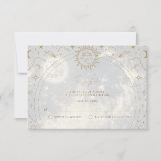 Celestial geschreven in de sterren RSVP (Voorkant)