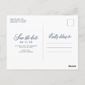 Celestial Geschreven In De Sterren Save The Date Briefkaart (Achterkant)