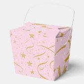 Celestial Gift – Pink & Gold Star Gift Box Bedankdoosjes (Voorkant)