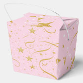 Celestial Gift – Pink & Gold Star Gift Box Bedankdoosjes (Achterkant)