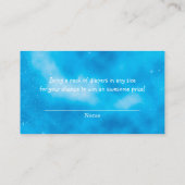 Celestial Glowing Stars & Moon Luier Raffle Kaart (Achterkant)