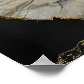 Celestial Goddess Art Print, Gothic Romance Decor, Poster (Hoek)