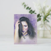 Celestial Goddess Briefkaart (Staand voorkant)