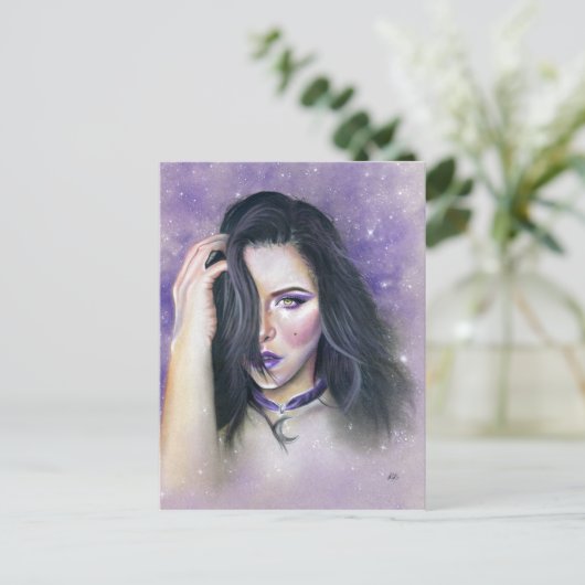 Celestial Goddess Briefkaart (Staand voorkant)