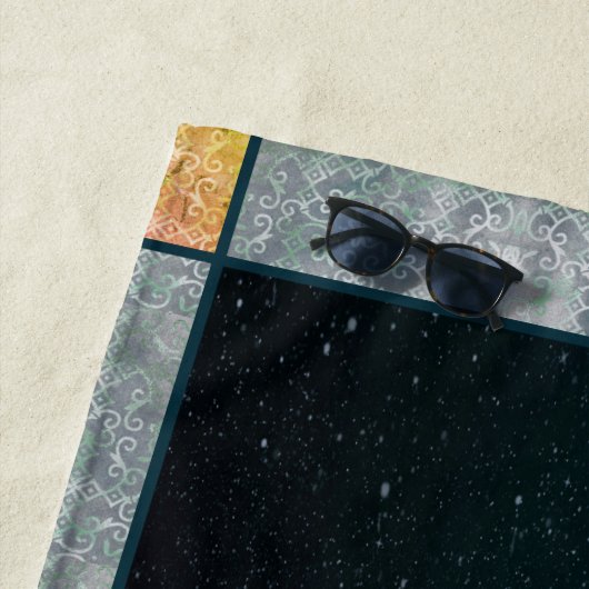 Celestial Goddess Messenger met Tarot Cards Strandlaken (In situ)