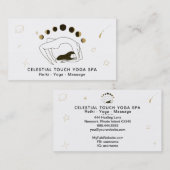 *~* Celestial Goddess Phases of Moon Woman Visitekaartje (Voorkant / Achterkant)