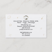 *~* Celestial Goddess Phases of Moon Woman Visitekaartje (Achterkant)