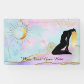 *~* Celestial Goddess Rainbow Pastel Glitter AP22 Spandoek (Horizontaal)