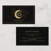 Celestial Gold Black Moon Visitekaartje (Voorkant / Achterkant)