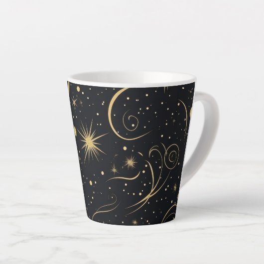 Celestial Gold Espresso Cup Latte Mok (Rechterhoek)