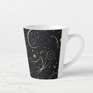 Celestial Gold Espresso Cup Latte Mok