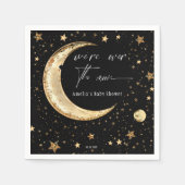 Celestial Gold Moon Party servetten (Voorkant)