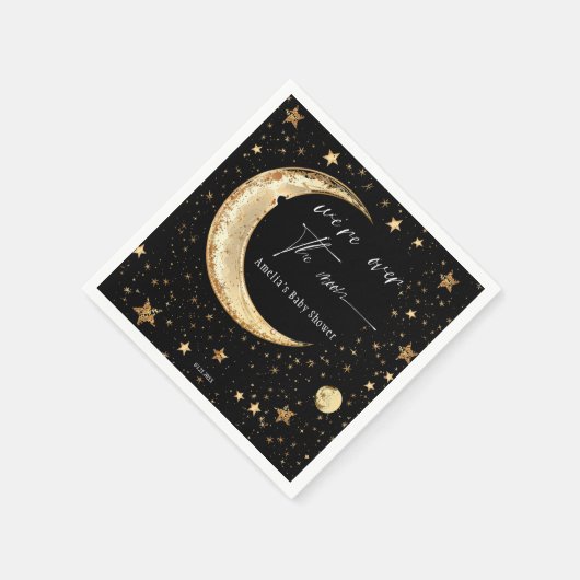 Celestial Gold Moon Party servetten (Hoek)