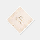 Celestial Gold Moon Quinceañera Servet (Hoek)